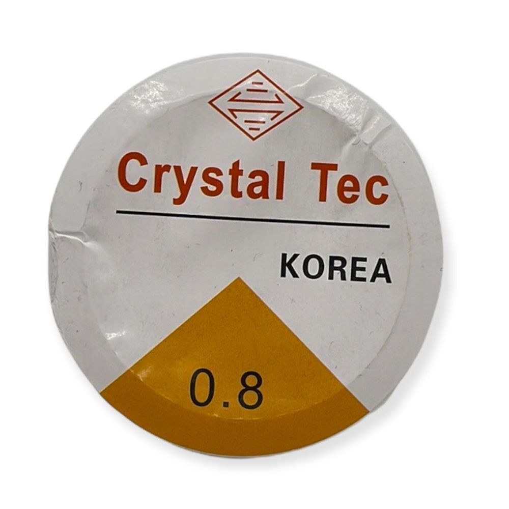NWT Crystal Tec Clear Crystal Stretchy String for Jewelry making - 0.8mm